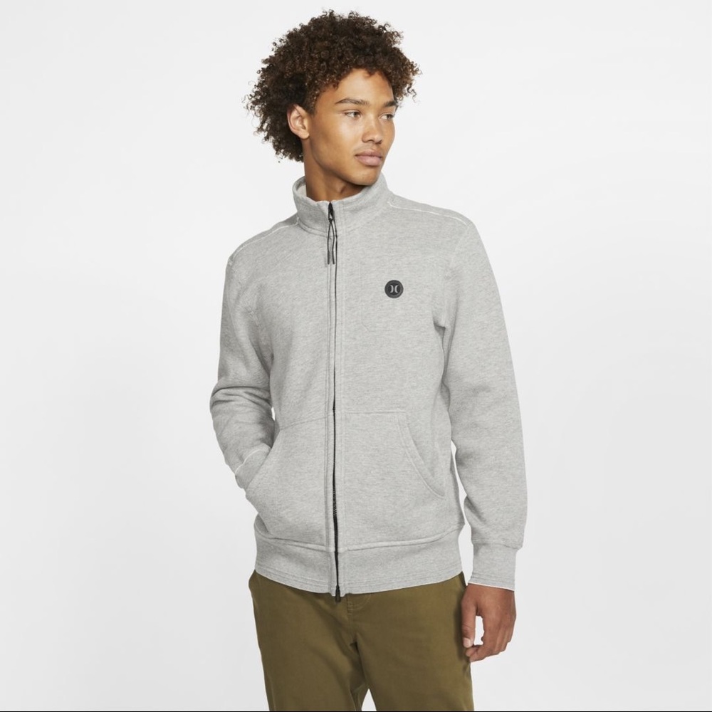 Hurley Endure Therma Men's Track Fleece In Dark Grey Heather